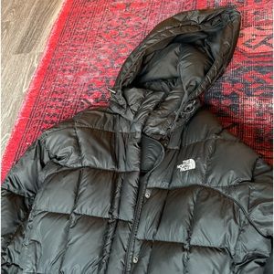 Women’s long North Face coat